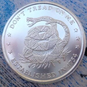 1IX DON'T TREAD ON ME - ETERNAL VIGILANCE Eh BU .999 