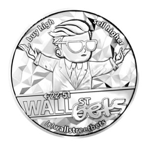 2021 WallStreetBets LbhEgv JJ`A Pbg _Ch 1IX .999 Vo[ Eh BU