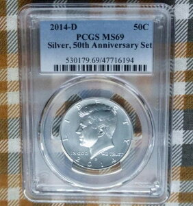 2014 D PCGS MS 69 PlfB݃n[thi50NLOZbgjA50Zgd