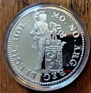 1996年オランダ・プルーフ銀貨(1673年オランダ・ダカットの後に再鋳造)