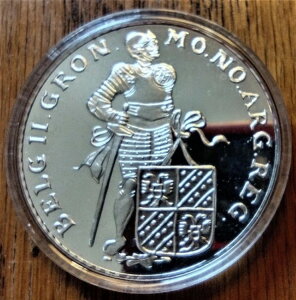 1994年オランダプルーフ銀貨 1683年フローニンゲン・ドゥカートの再現