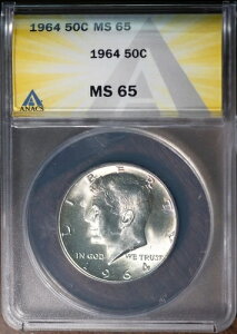 1964N 50Zg WEFEPlfB n[th MS 65 ANACS # 7351577 + {[iX