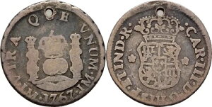 �X�y�C�� �y���[ ���} 1/2 ���A�� 1767 �J�����X 3 �� (1759-1788) �I���W�i���R�C�� #ANS231-