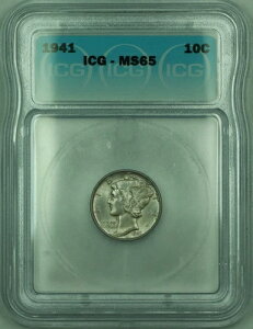 1941N }[L[ Vo[ _C 10Zg RC ICG MS-65 g[ (Z)