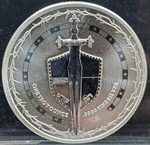 2024年ニウエ真実の剣 - 1オンス .9999 純銀(まとめ買いでお得)