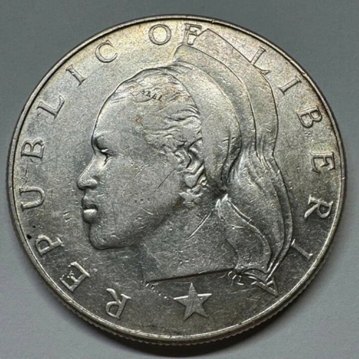 楽天市場】1961年 リベリア 1ドル銀貨 低鋳造枚数 - コイン #C-011 