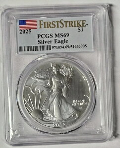 2025N 1h AJ Vo[ C[O h PCGS MS69 t@[XgXgCN
