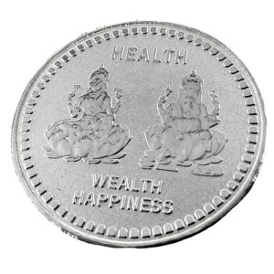 20ガム 999シルバー ディワリ ラクシュミとガネーシャ オーストラリア地金コイン&カプセル