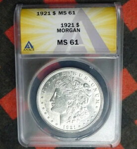 1921N ANACS MS 61 Vo[ K 1hRCAAJO Vo[_[