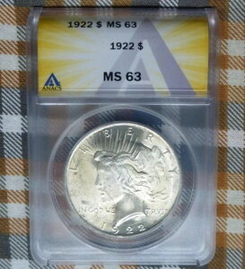1922N ANACS MS 63 a݁AAJO 1h
