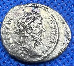 セプティミウス セウェルス デナリウス 古代ローマ帝国 シルバー コイン レア リバース #1003