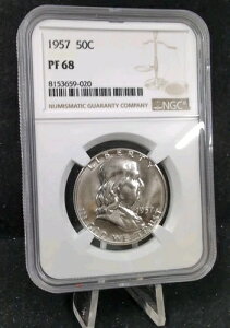 1957�N 50�Z���g �t�����N���� �n�[�t�_���[ NGC PF 68 �u���X�g�z���C�g #4259
