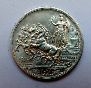 �C�^���A 2���� 1916�N �V���o�[ KM#55 xf-au ��