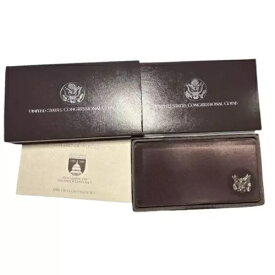 1989年米国議会硬貨 2枚セット シルバー/クラッド プルーフ OGP & COA