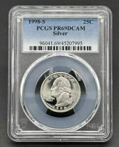 f炵AJ 1998-S 25C Vg PCGS PR69DCAM v[tRC