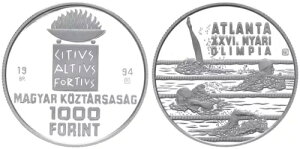 1994�N�n���K���[1000HUF���j�I�����s�b�N�A�g�����^PF�i�v���[�t�jIN M?nzkaps 89280