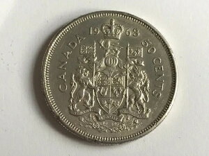 1963N 50Zg - GUxX2 800) 11.6638 g ? 29.72 mm KM# 56