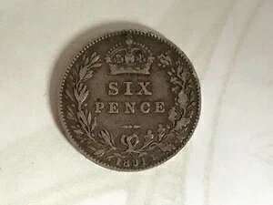 1891 6yX - rNgA (.925) ? 2.83 g ? ? 19.3 mm KM# 760, Sp# 3929