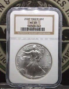 2001 NAJ Vo[ C[O $1 NGC MS69 #041 East Coast Coin & Collectables, Inc.