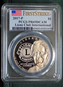 2017 P ���C�I���Y�N���u�C���^�[�i�V���i�� PR69 DCAM PCGS