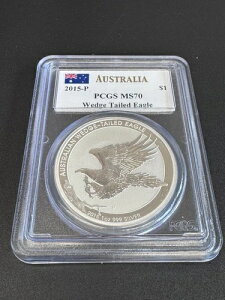 2015N P $1 I[XgA EFbWe[C[O PCGS MS70 WE}[JeB MTCx
