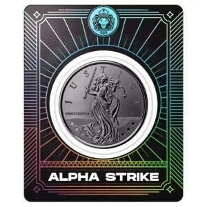 2024年 ジブラルタル レディ・ジャスティス 1オンス シルバー プルーフ アルファストライク スコッツデールミント