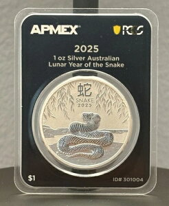 2025�N �I�[�X�g�����A 1�I���X �V���o�[ ���i �X�l�[�N BU SIII (MD? �v���~�A+PCGS)