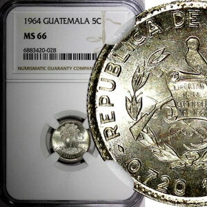 OAe}  1964N 5Z^[{ NGC MS66 WFEu ~g X^[ KM# 261 (028)