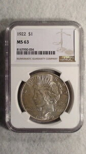 1922 P s[X Vo[ _[ NGC MS63  1 h RC w!