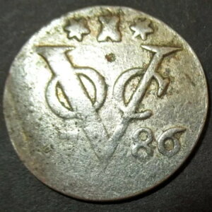 �⃁�b�L 1786�N �j���[���[�N �y�j�[ VOC �I�����_�A���n�Z���g �[�[�����h�ؖ���