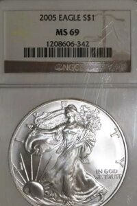 2005N AJ 1h C[O 1IX 999  NGC MS69 (1208606-342)