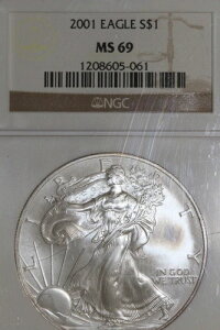 2001N AJ 1h C[O 1IX 999  NGC MS69 (1208605-061)