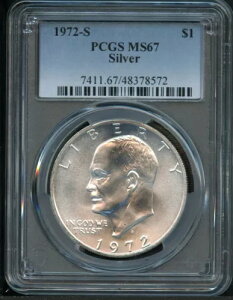 PCGS - AC[n[EACNE_[ - 1h - 1972N SVo[ - MS-67 - 7411