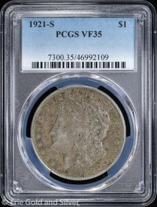 1921-S 1h K PCGS VF 35