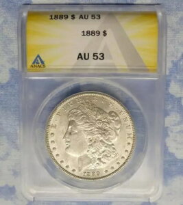 1889 ANACS AU 53 K $1AAJO