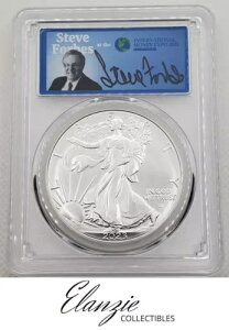 2023�N �A�����J�� �V���o�[ �C�[�O�� PCGS GEM �u�����A���g �A���T�[�L�����[�g �X�e�B�[�u�E�t�H�[�u�X �T�C������