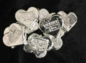 1 TR/OZ MK BARZ HEART .999 ����n���h�|�A�o�[ 1