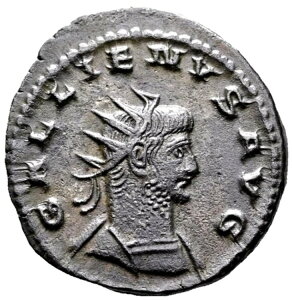 ƂĂǂłIKGkX AD 253-268BAeBILAEAgjjAkXB ? Vo[bL 20mmB a2741