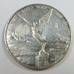 2008 Mo メキシコ - クリーニング済み 1 オンス シルバー .999 Plata Pura Libertad Un Onza コイン 54358