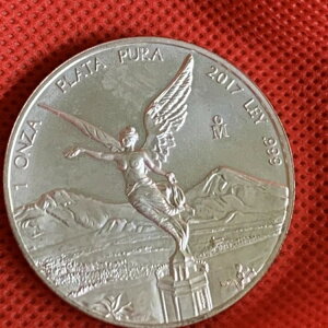 2017 LVR x^ 1 IX Vo[ 999 Plata Pura Onza LVRʃRC