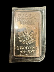 カナダ 1986年 バンクーバー B.C. 万博 1/2オンス 銀バー .999 純銀サンド