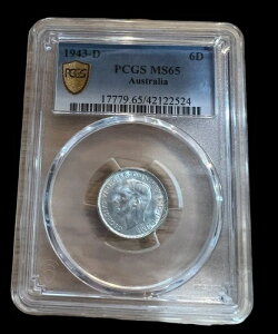 1943N D I[XgA 6yX PCGS MS 65A 6/23/24