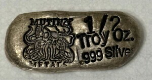  Mutiny Metals C̓W N[P̐G 1/2 IX .999 Vo[ o[