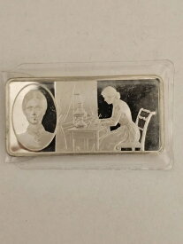 フランクリンミント エミリー・ディキンソン 100人の偉大なアメリカ人 シルバーバー