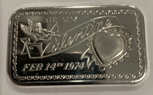 1974�N �V���o�[ 0.999 1�I���X �o�[ �o�����^�C�� ���[�J�[�}�[�N�Ȃ�