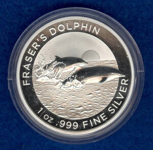 2021年 オーストラリア フレーザーズ ドルフィン 1オンス 銀貨