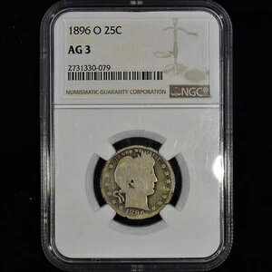 1896-O �o�[�o�[ �N�H�[�^�[ ? NGC AG-3 ? 25�Z���g �V���o�[ �R�C�� ���x�ǍD AG03 ?�M���ς�?