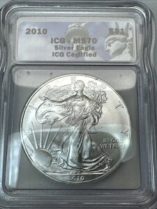 2010�N �A�����J�� �V���o�[ �C�[�O�� 1�h�� - ICG MS70 0.999 ����