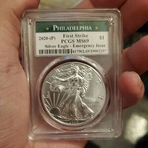 2020P �V���o�[�C�[�O�� �t�@�[�X�g�X�g���C�N MS69 - ����̊󏭐� - �����s���� 50,000��