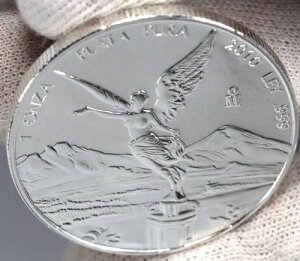 2010 1 オンス メキシコ リベルタード シルバー コイン 1 オンザ プラタ プラ .999 シルバー メキシコ BU